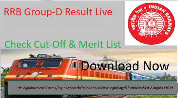 RRB Group D CEN 08/2024 Level 1 Merit List & Cut Off 2026 Check Now, RRB Group D Merit List 2026, Average Cut-Off In Railway Group-D Recruitment 2026, RRB Group D Result Live, 