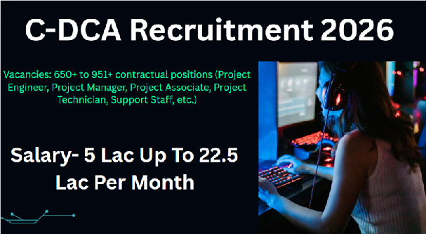 CDAC Vacancy 2026 Official Notification Release 900+ Post Check details, CDAC Recruitment 2026, CDAC Official Website 